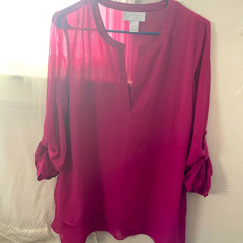 Jessica Simpson Maternity Dress shirt . Size M